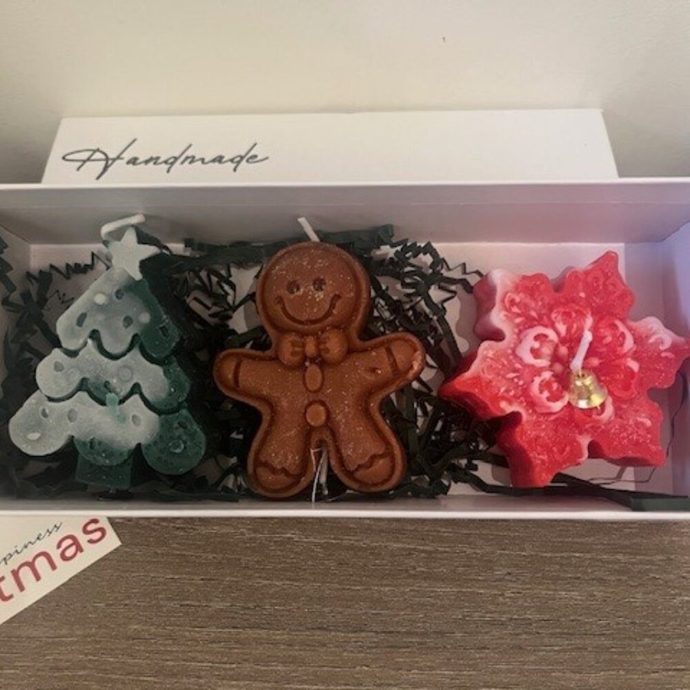Handmade Christmas Candles